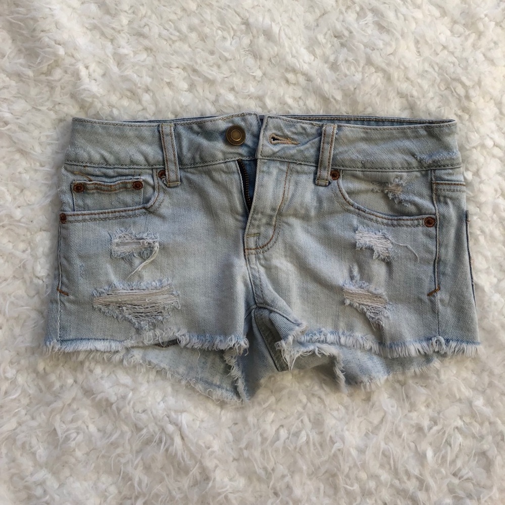 AMERICAN EAGLE Blue Jean Shorts